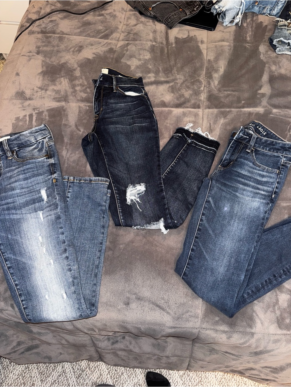 Pacsun and American eagle jeans